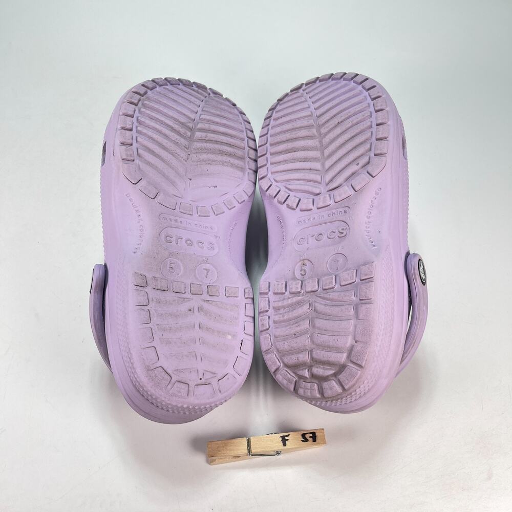 Crocs Classic Clog Lavender Comfort Casual Slip On Shoes 10001 Women's Size 7 - Picture 9 of 9